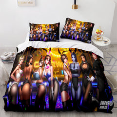 2025 NEW Blackwatch Mercy Overwatch Cosplay Bedding Set Quilt Covers Without Filler
