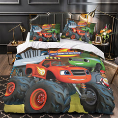 2025 NEW Blaze and the Monster Machines Bedding Set Quilt Duvet Cover Without Filler