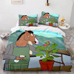 2025 NEW BoJack Horseman Bedding Set Quilt Duvet Cover Bedding Sets