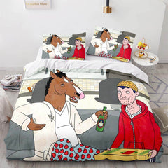 2025 NEW BoJack Horseman Bedding Set Quilt Duvet Cover Bedding Sets