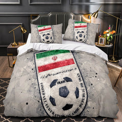 2025 NEW CBF Brazil France Football Team Bedding Set Quilt Cover Without Filler