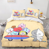 2025 NEW Cartoon BT21 BTS Butter Bedding Set Quilt Duvet Covers Bedding Sets