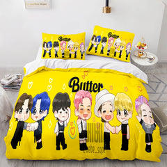 2026 NEW Cartoon BT21 Bedding Set Throw Quilt Duvet Covers Bedding Sets