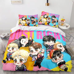 2025 NEW Cartoon BT21 Bedding Set Throw Quilt Duvet Covers Bedding Sets