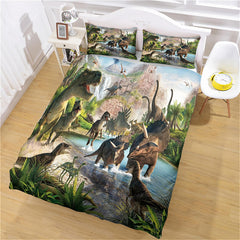 2025 NEW Cartoon Dinosaur Bedding Set Cosplay Quilt Cover Without Filler