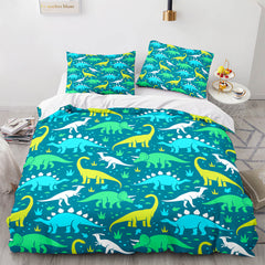 2025 NEW Cartoon Dinosaur Cosplay Bedding Sets Quilt Cover Without Filler