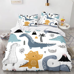 2025 NEW Cartoon Dinosaur Cosplay Bedding Sets Quilt Cover Without Filler