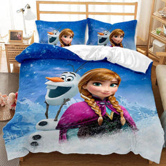 2026 NEW Cartoon Frozen Cosplay Bedding Set Quilt Cover Without Filler