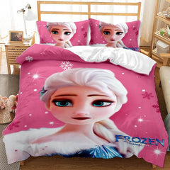 2026 NEW Cartoon Frozen Cosplay Bedding Set Quilt Cover Without Filler