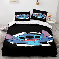 2026 NEW Cartoon Lilo and Stitch Cosplay Bedding Set Quilt Cover Without Filler