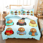 2025 NEW Cartoon Owl Bedding Sets Quilt Covers Without Filler