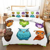 2025 NEW Cartoon Owl Bedding Sets Quilt Cover Without Filler