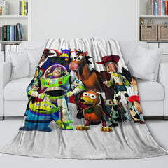2025 NEW Cartoon Toy Story Blanket Flannel Fleece Throw Room Decoration