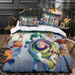 2026 NEW Cartoon Toy Story Pattern Bedding Set Quilt Duvet Cover Without Filler