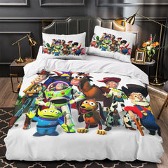 2026 NEW Cartoon Toy Story Pattern Bedding Set Quilt Duvet Cover Without Filler