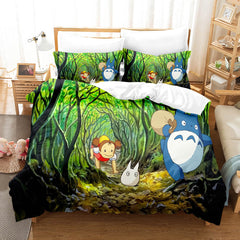 2026 NEW Cartoons MY NEIGHBOR TOTORO Bedding Sets Quilt Cover Without Filler