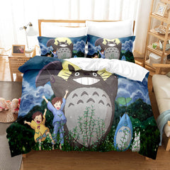 2026 NEW Cartoons MY NEIGHBOR TOTORO Bedding Sets Quilt Cover Without Filler