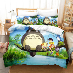 2026 NEW Cartoons MY NEIGHBOR TOTORO Bedding Sets Quilt Cover Without Filler