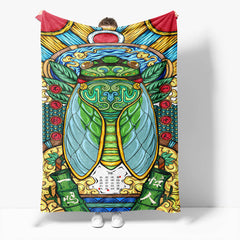 2026 NEW Chinese National Tide Elements Flannel Fleece Throw Blanket