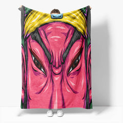 2025 NEW Chinese National Tide Elements Flannel Fleece Throw Cosplay Blanket