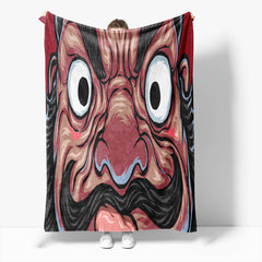 2025 NEW Chinese National Tide Elements Flannel Fleece Throw Cosplay Blanket