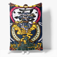 2025 NEW Chinese National Tide Elements Flannel Fleece Throw Cosplay Blanket