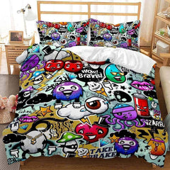 2026 NEW Classic Cartoon Animation Bedding Set Quilt Cover Without Filler