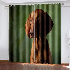 2025 NEW Cute Dogs Curtains Blackout Window Treatments Drapes for Room Decoration