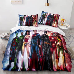 2026 NEW DC Justice League Bedding Set Throw Quilt Duvet Cover Bedding Sets