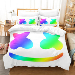2026 NEW DJ Marshmello Cosplay Bedding Sets Quilt Covers Without Filler