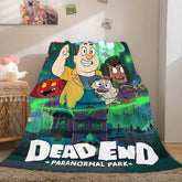 2025 NEW Dead End Paranormal Park Blanket Pattern Flannel Throw Room Decoration