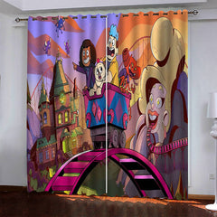 2025 NEW Dead End Paranormal Park Curtains Pattern Blackout Window Drapes