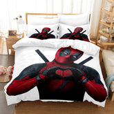 2026 NEW Deadpool Cosplay Bedding Set Quilt Cover Without Filler