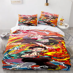 2026 NEW Demon Slayer Cosplay Bedding Set Quilt Covers Without Filler