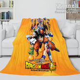 2025 NEW Dragon Ball Cosplay Flannel Blanket Throw Soft