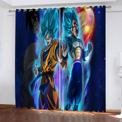 2025 NEW Dragon Ball Curtains Blackout Window Treatments Drapes for Room Decor