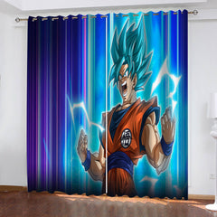 2025 NEW Dragon Ball Curtains Blackout Window Treatments Drapes for Room Decor