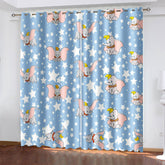 2025 NEW Dumbo Curtains Cosplay Blackout Window Treatments Drapes for Room Decor
