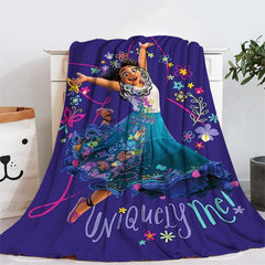 2025 NEW Encanto Mirabel Blanket Cosplay Flannel Throw Room Decoration