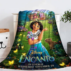 2025 NEW Encanto Mirabel Blanket Cosplay Flannel Throw Room Decoration
