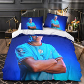 2026 NEW Erling Haaland Bedding Set Pattern Quilt Duvet Cover