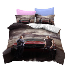 2025 NEW Fast & Furious Cosplay Bedding Set Quilt Covers Room Decoration