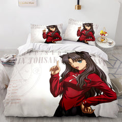 2026 NEW Fate stay night Tohsaka Rin Bedding Set Quilt Covers Without Filler