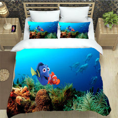 2026 NEW Finding Dory Bedding Set Pattern Quilt Cover Without Filler