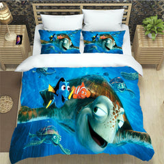 2026 NEW Finding Dory Bedding Set Pattern Quilt Cover Without Filler
