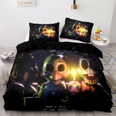 2026 NEW Five Nights at Freddy's Cosplay Bedding Quilt Cover Without Filler