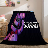 2025 NEW Five Nights at Freddy's Flannel Caroset Throw Cosplay Blanket