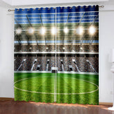 2025 NEW Football Field Curtains Blackout Window Treatments Drapes for Room Decor