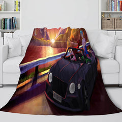 2026 NEW Friday Night Funkin Cosplay Flannel Blanket Warm Throw Bed Blankets