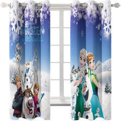 2025 NEW Frozen Curtains Blackout Window Treatments Drapes for Room Decoration